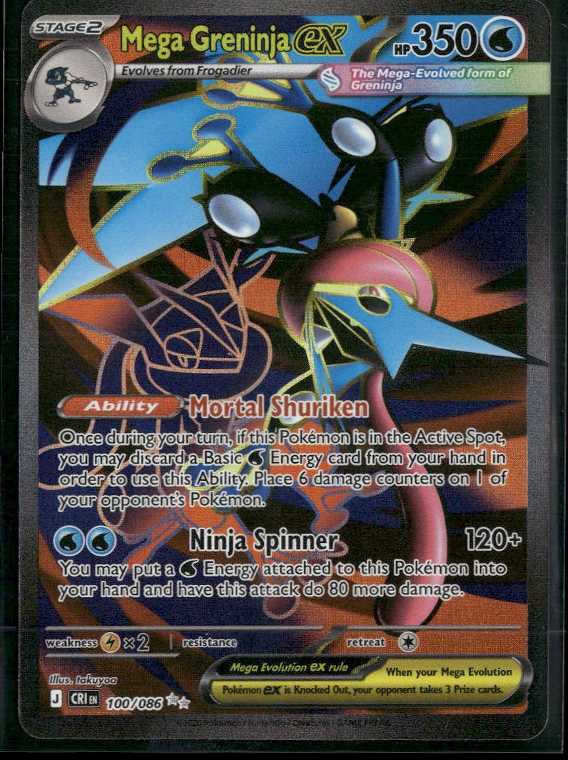 ME04: Chaos Rising Mega Greninja ex #100/086