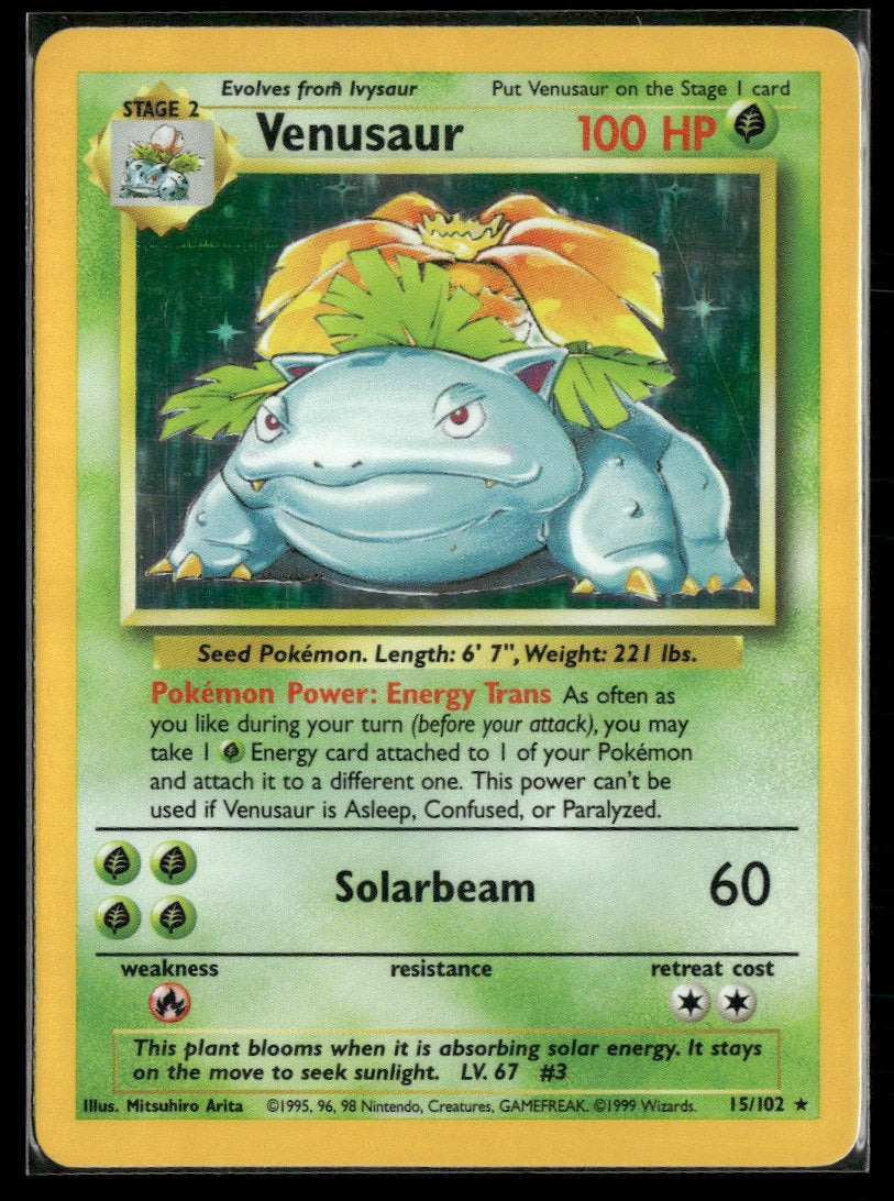 Base Set Venusaur #015/102