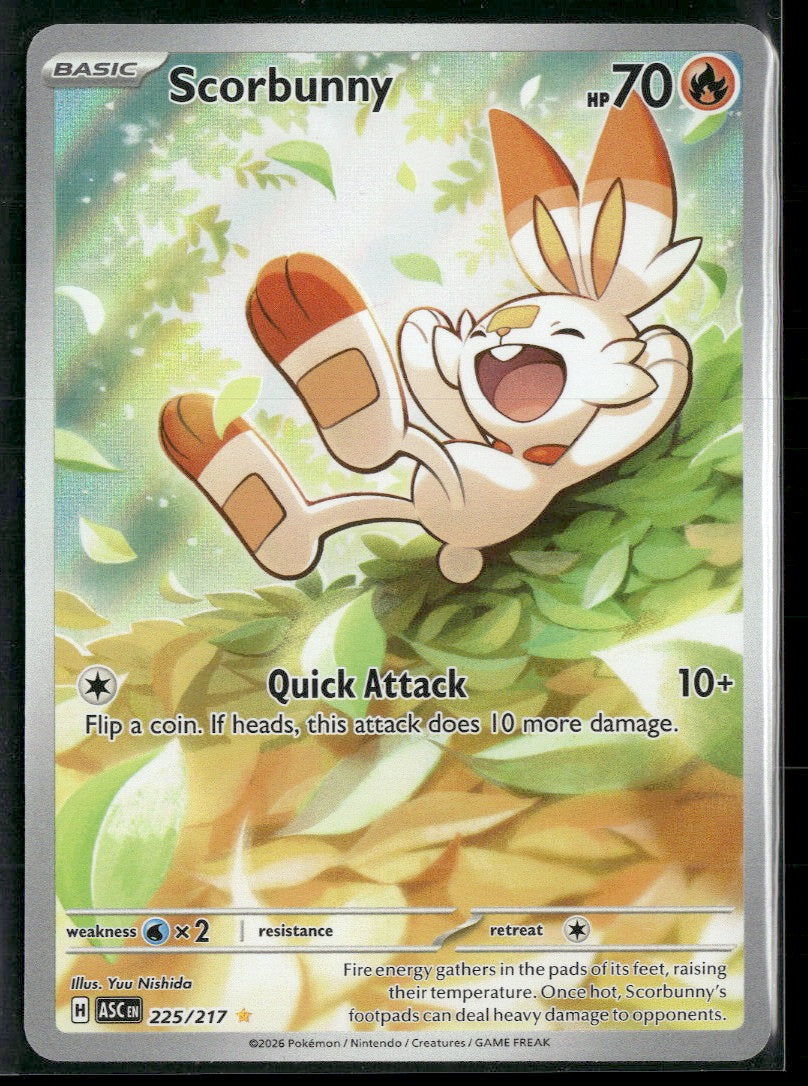 ME: Ascended Heroes Scorbunny #225/217