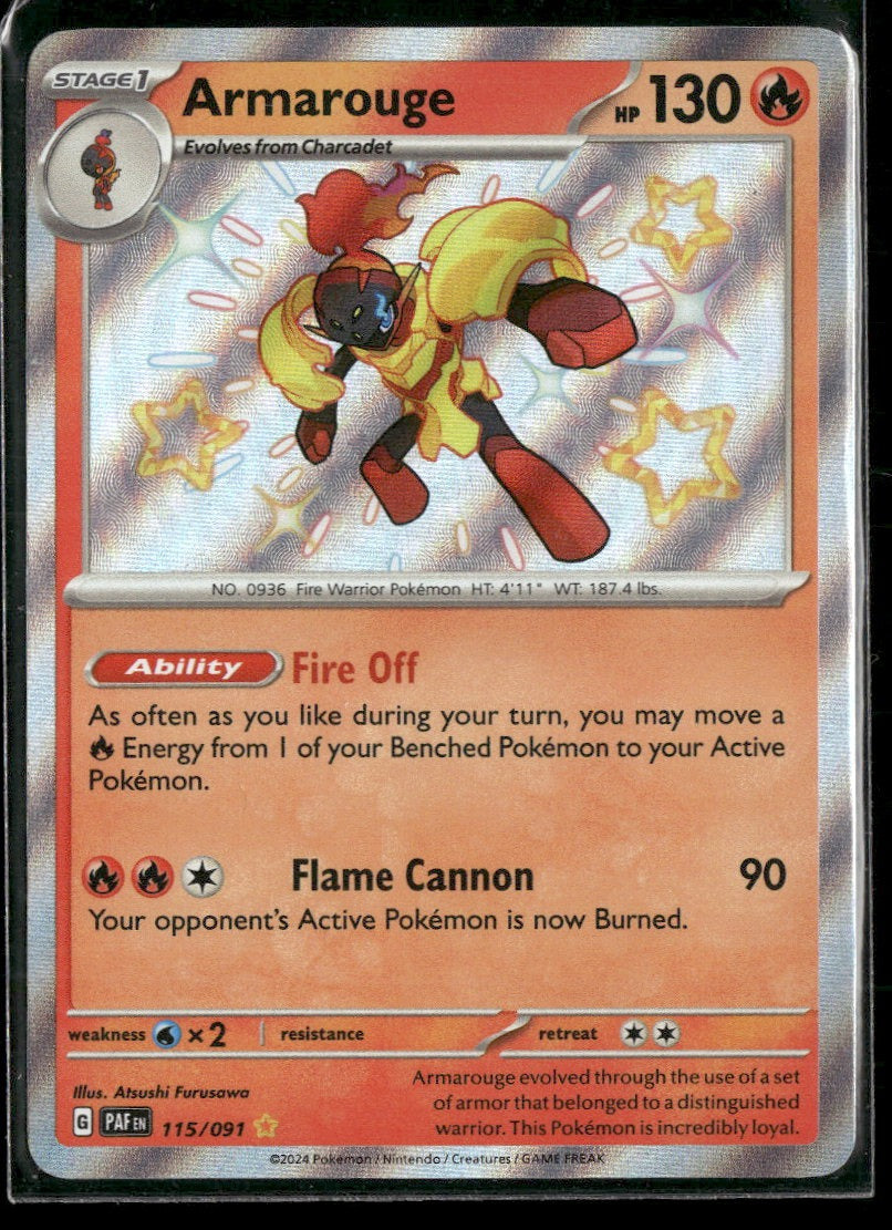 SV: Paldean Fates Armarouge #115/091