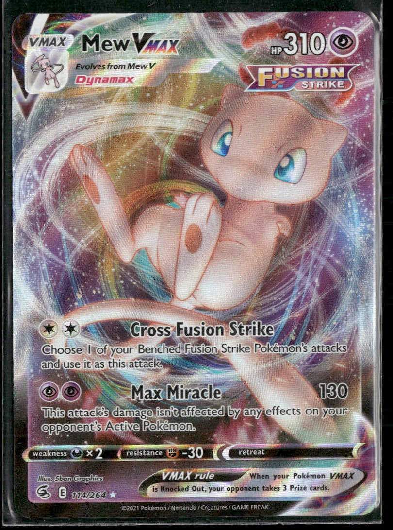 SWSH08: Fusion Strike Mew VMAX #114/264