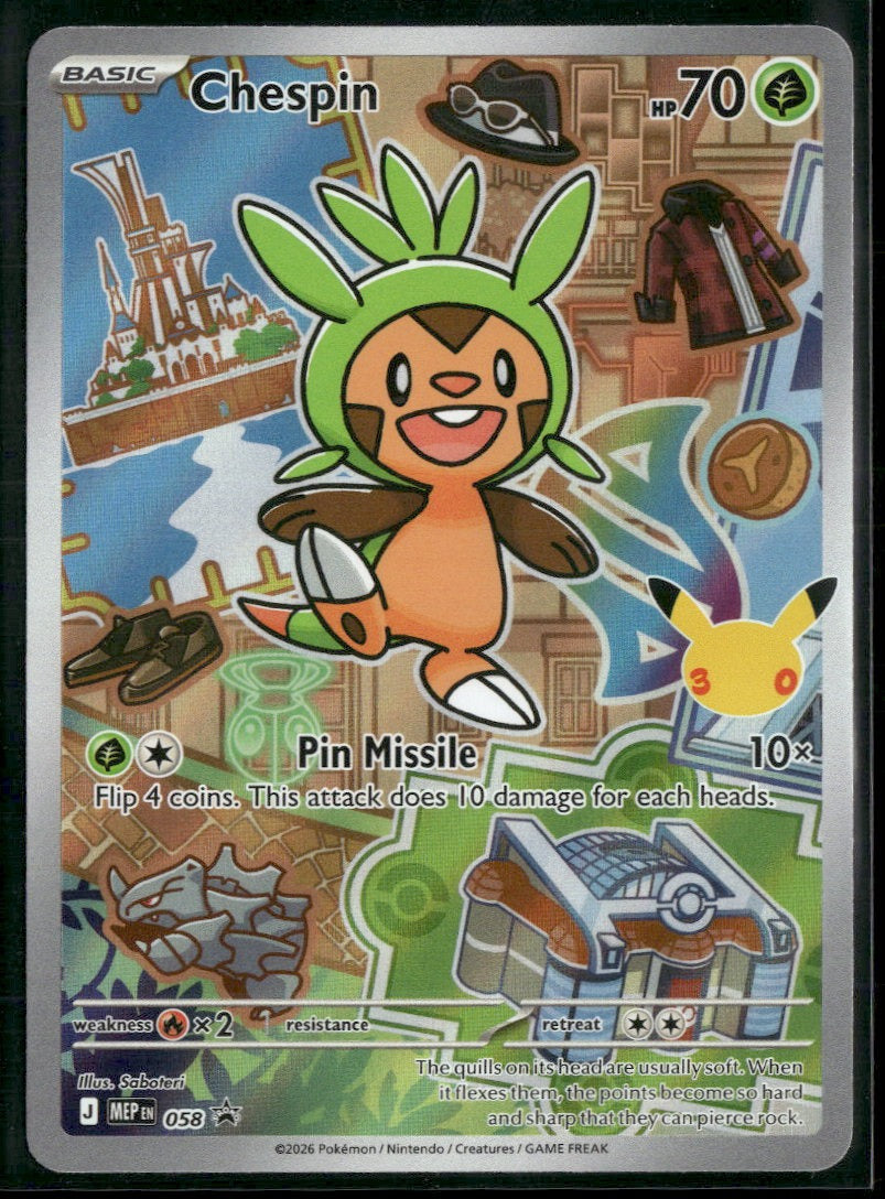 ME: Mega Evolution Promo Chespin #058