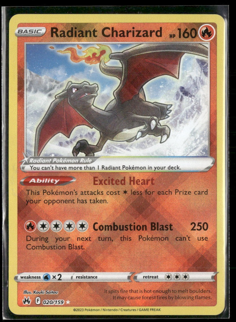 SWSH: Crown Zenith Radiant Charizard #020/159