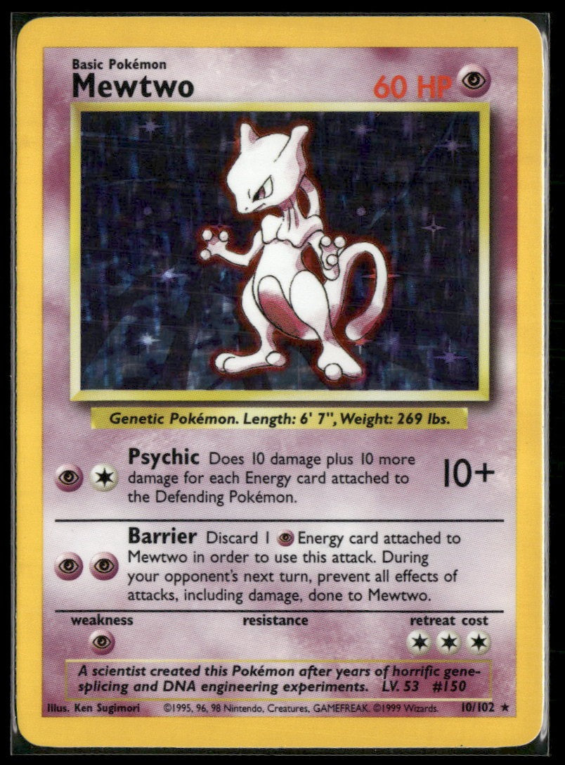 Base Set Mewtwo #010/102