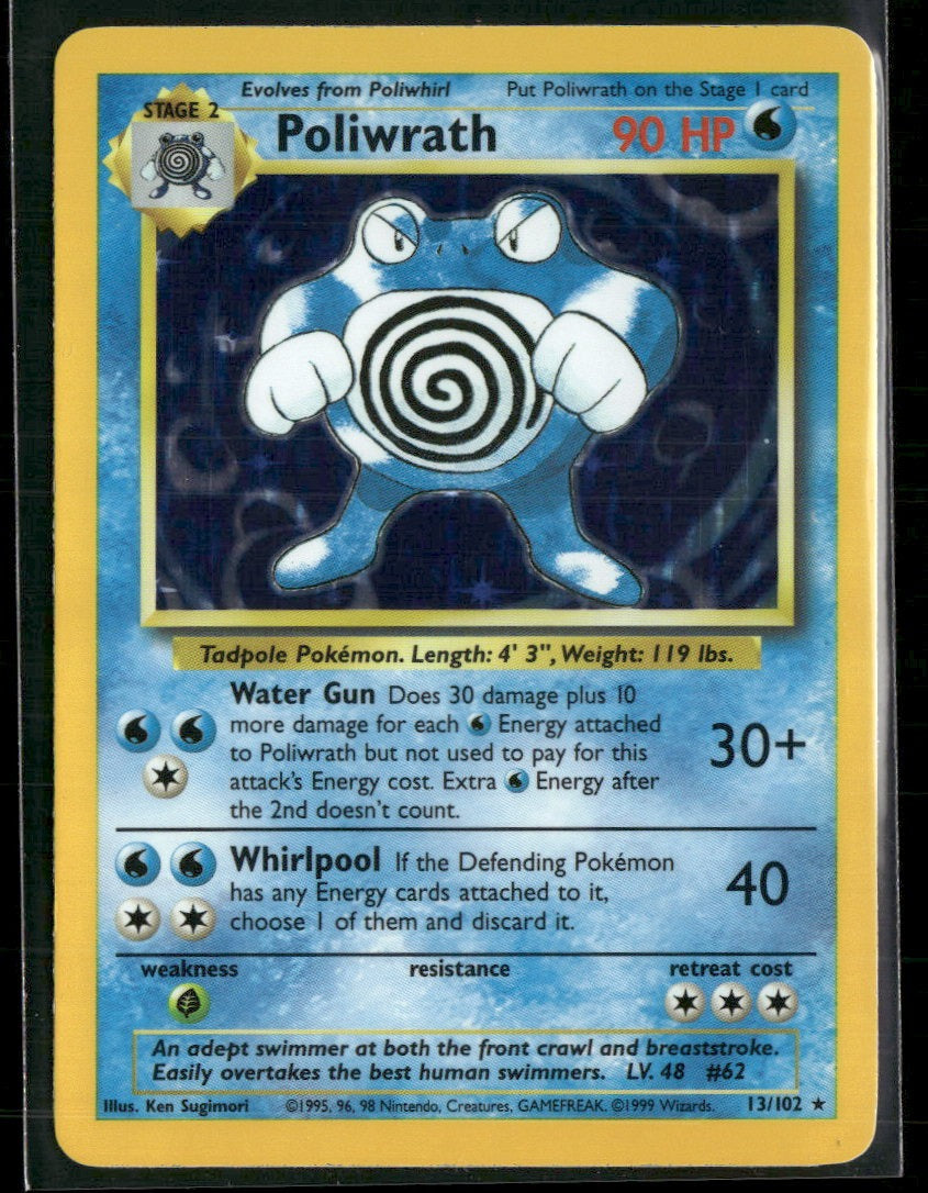 Base Set Poliwrath #013/102