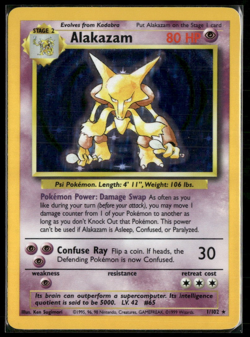 Base Set Alakazam #001/102