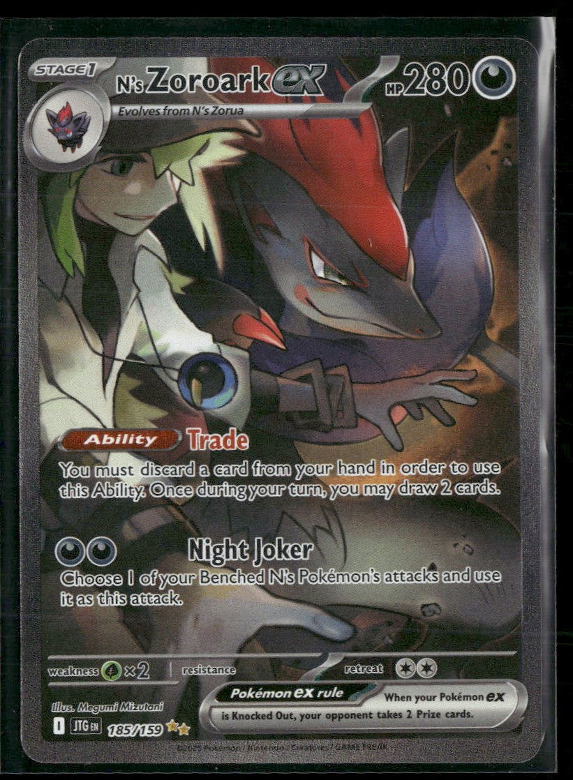 SV09: Journey Together N's Zoroark ex #185/159