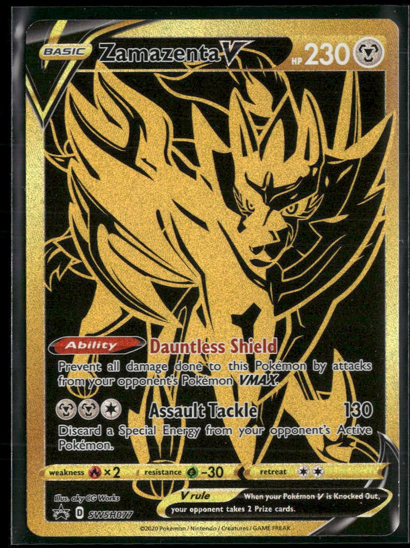 SWSH: Sword & Shield Promo Cards Zamazenta V #SWSH077