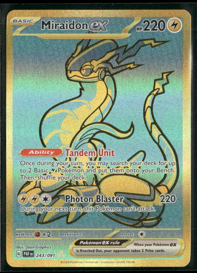 SV: Paldean Fates Miraidon ex #243/091