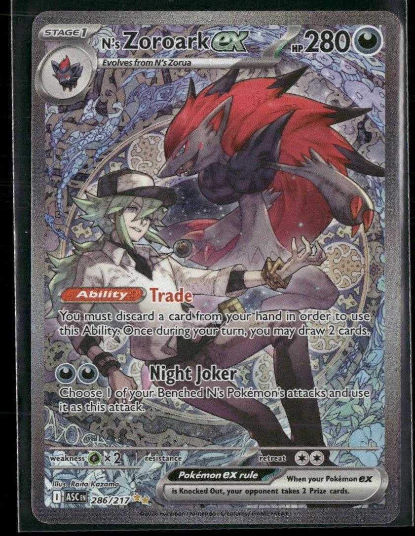 ME: Ascended Heroes N's Zoroark ex #286/217