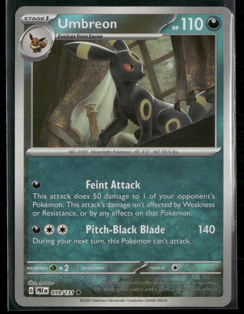 SV: Prismatic Evolutions Umbreon (Master Ball Pattern) #059/131