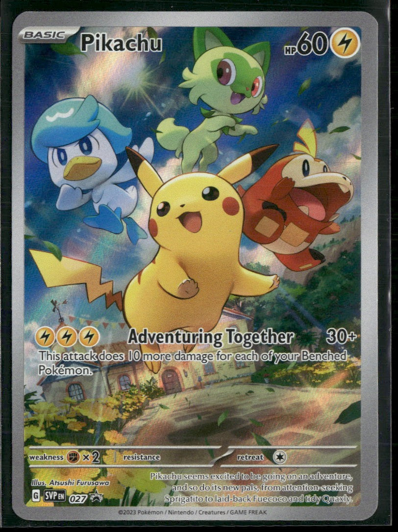 SV: Scarlet & Violet Promo Cards Pikachu #027