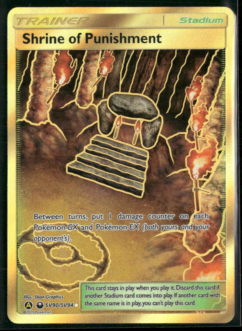 Hidden Fates: Shiny Vault Shrine of Punishment #SV90/SV94