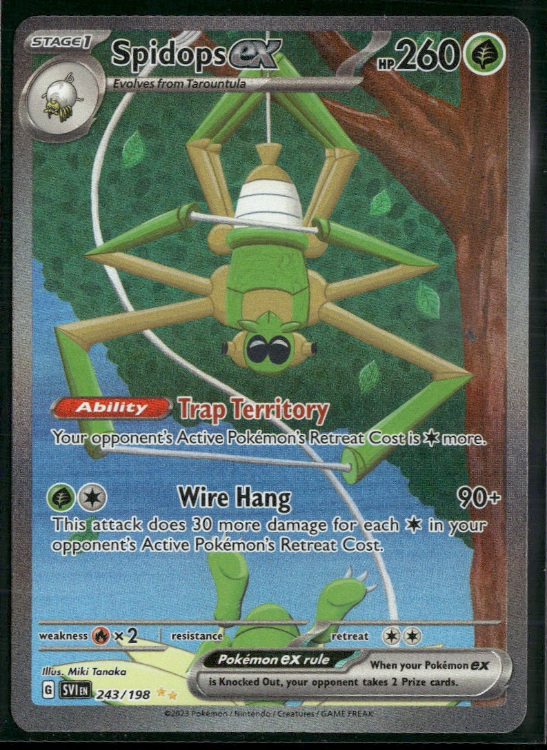 SV01: Scarlet & Violet Base Set Spidops ex #243/198