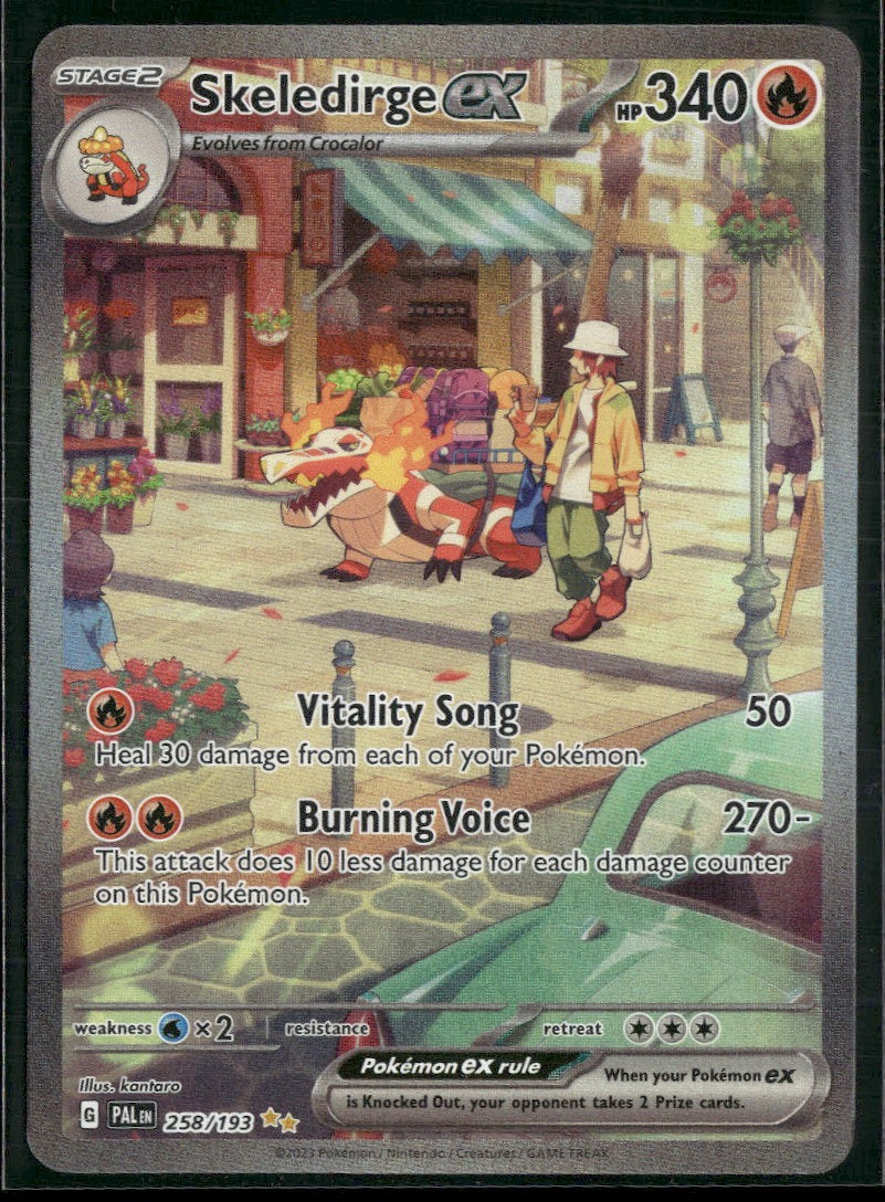 SV02: Paldea Evolved Skeledirge ex #258/193