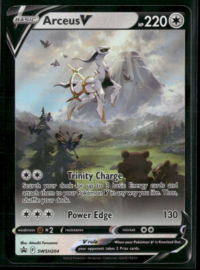 SWSH: Sword & Shield Promo Cards Arceus V #SWSH204