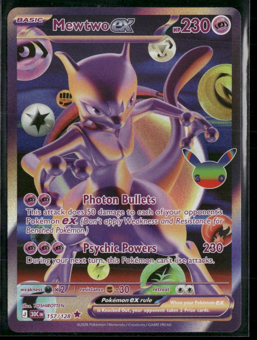 ME: 30th Celebration Mewtwo ex #157/128