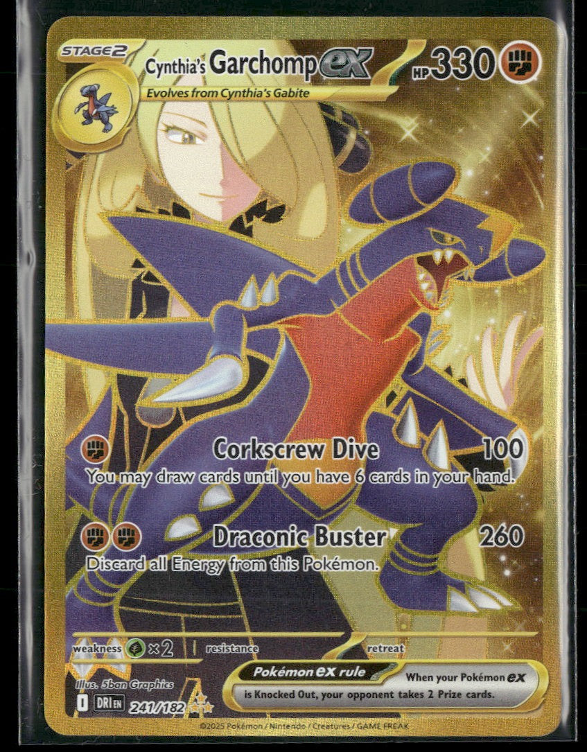 SV10: Destined Rivals Cynthia's Garchomp ex #241/182