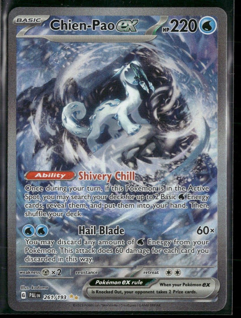 SV02: Paldea Evolved Chien-Pao ex #261/193