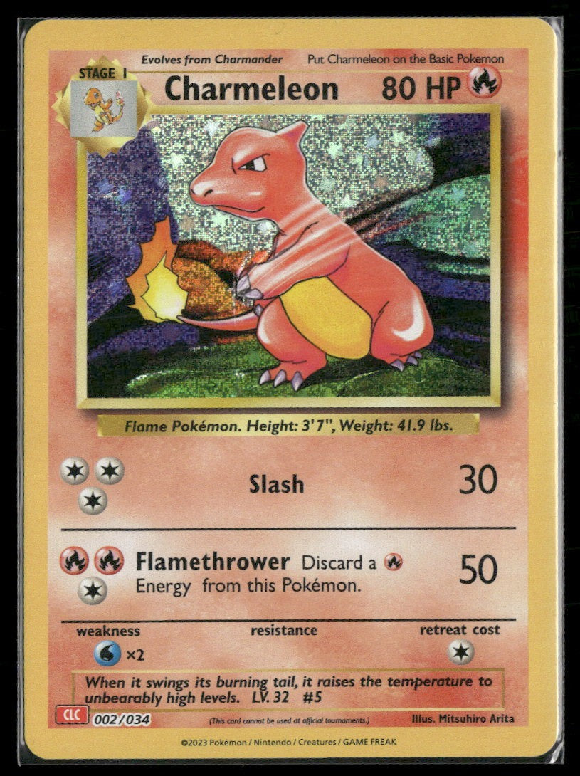Trading Card Game Classic Charmeleon #002/034