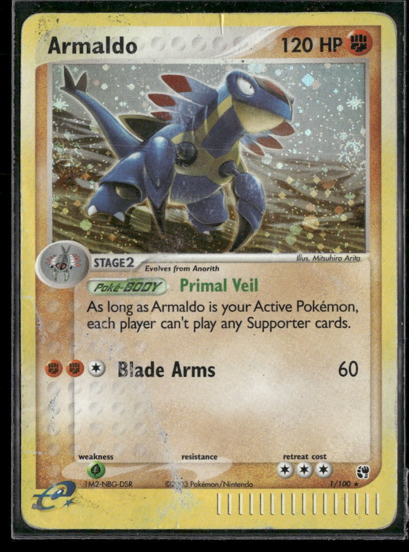 Miscellaneous Cards & Products Armaldo #001/100 Damaged