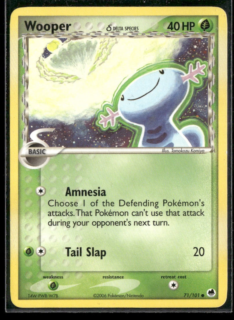 EX Dragon Frontiers Wooper (Delta Species) #71/101