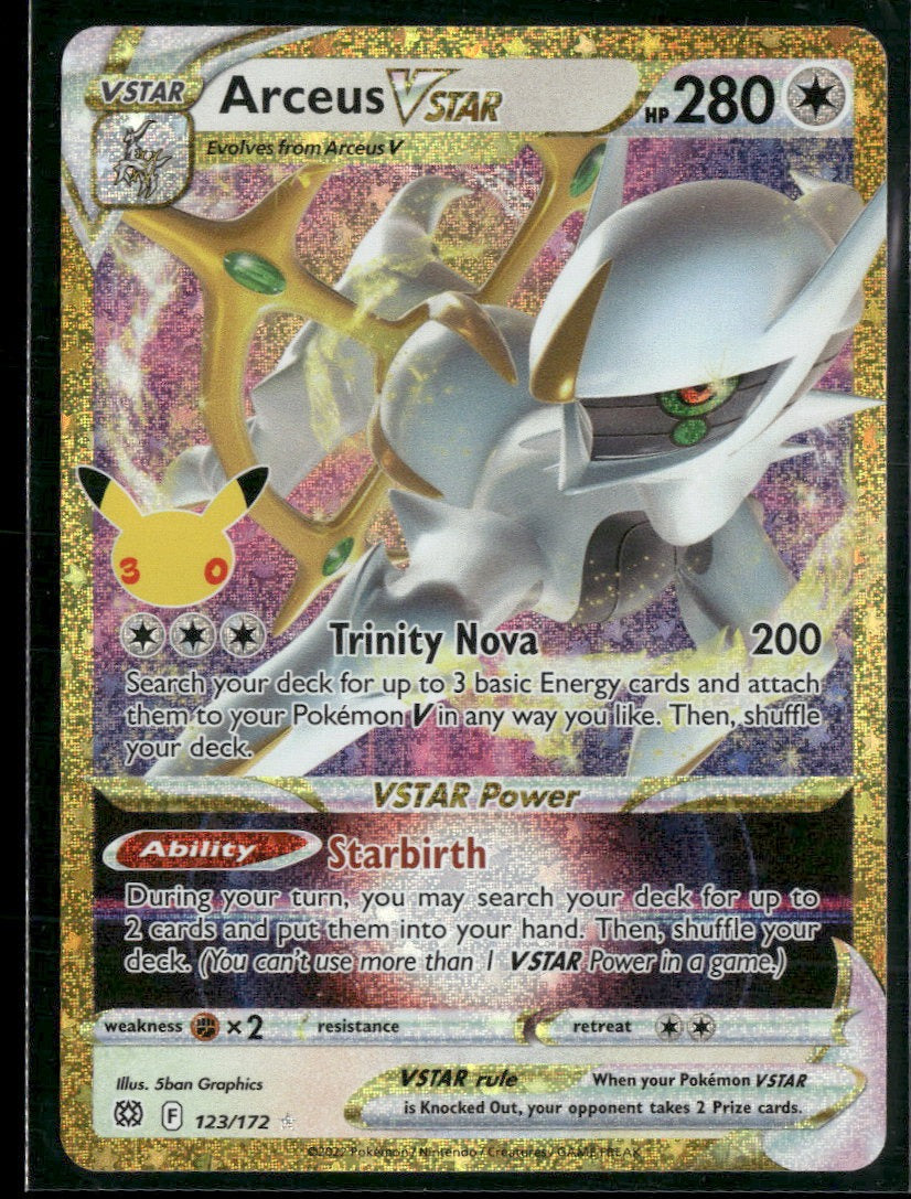 ME: 30th Celebration Classic Collection Arceus VSTAR #123/172