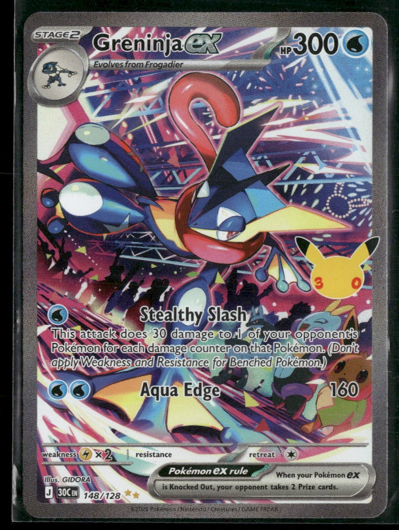 ME: 30th Celebration Greninja ex #148/128