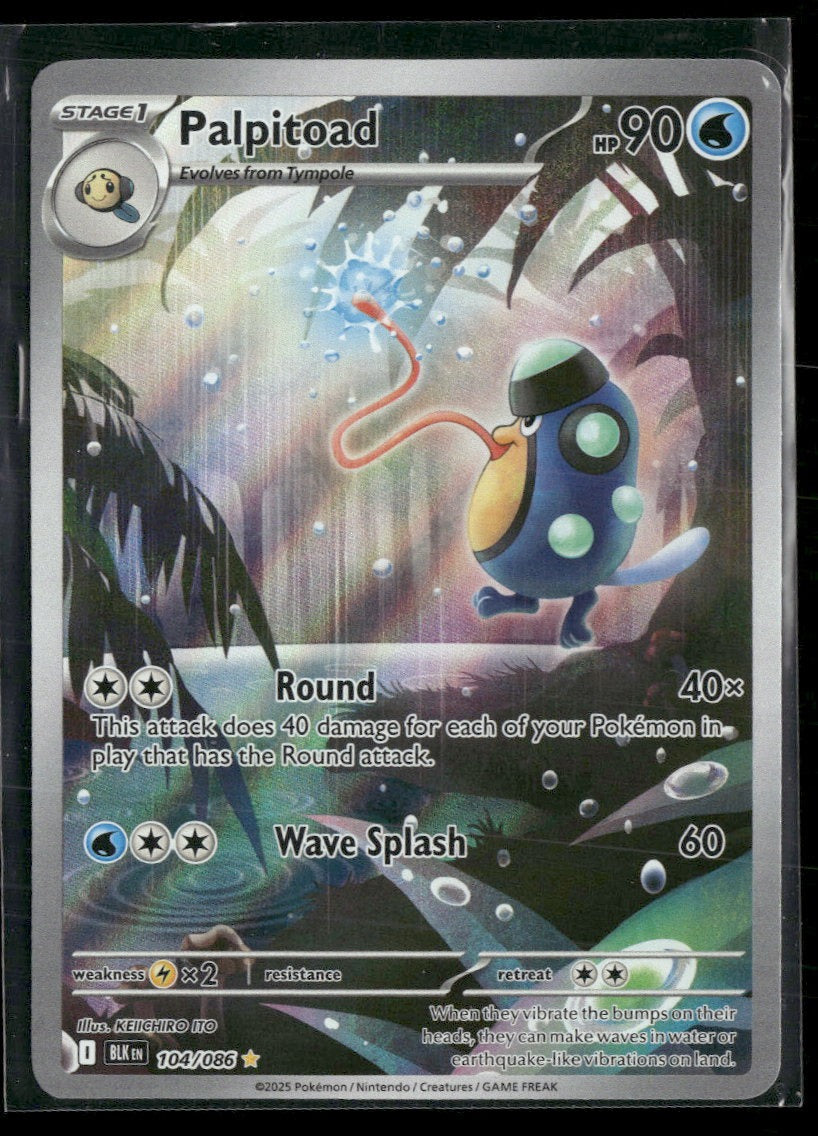 SV: Black Bolt Palpitoad #104/086