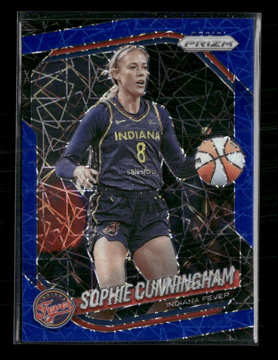 2025 Panini Prizm WNBA Blue Velocity Prizm Sophie Cunningham #63
