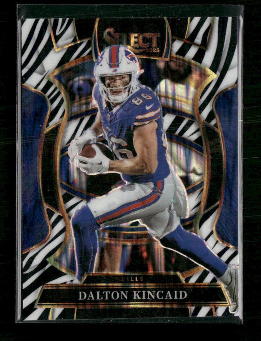 2025 Panini Select Zebra Prizm Dalton Kincaid #85