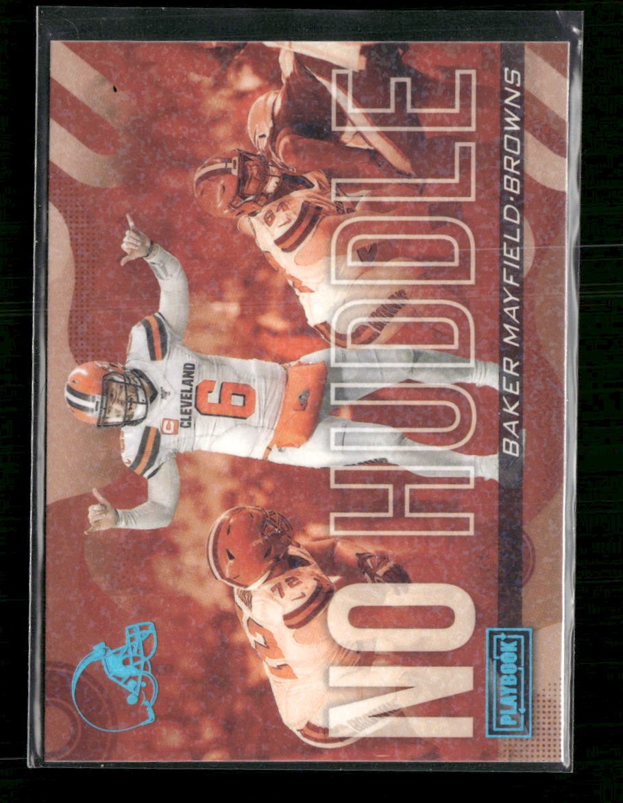 2021 Panini Playbook No Huddle Baker Mayfield #NH-BMA