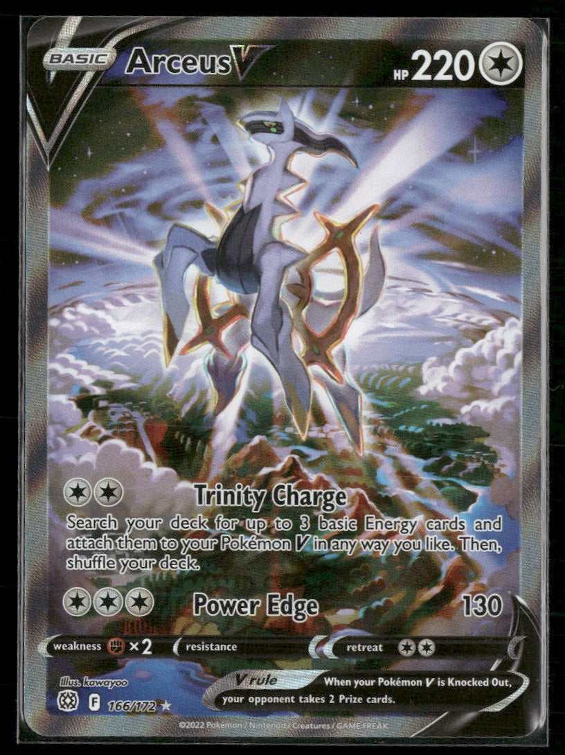 SWSH09: Brilliant Stars Arceus V (Alternate Full Art) #166/172
