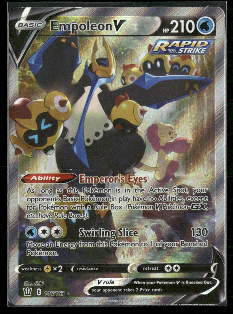 SWSH05: Battle Styles Empoleon V (Alternate Full Art) #146/163