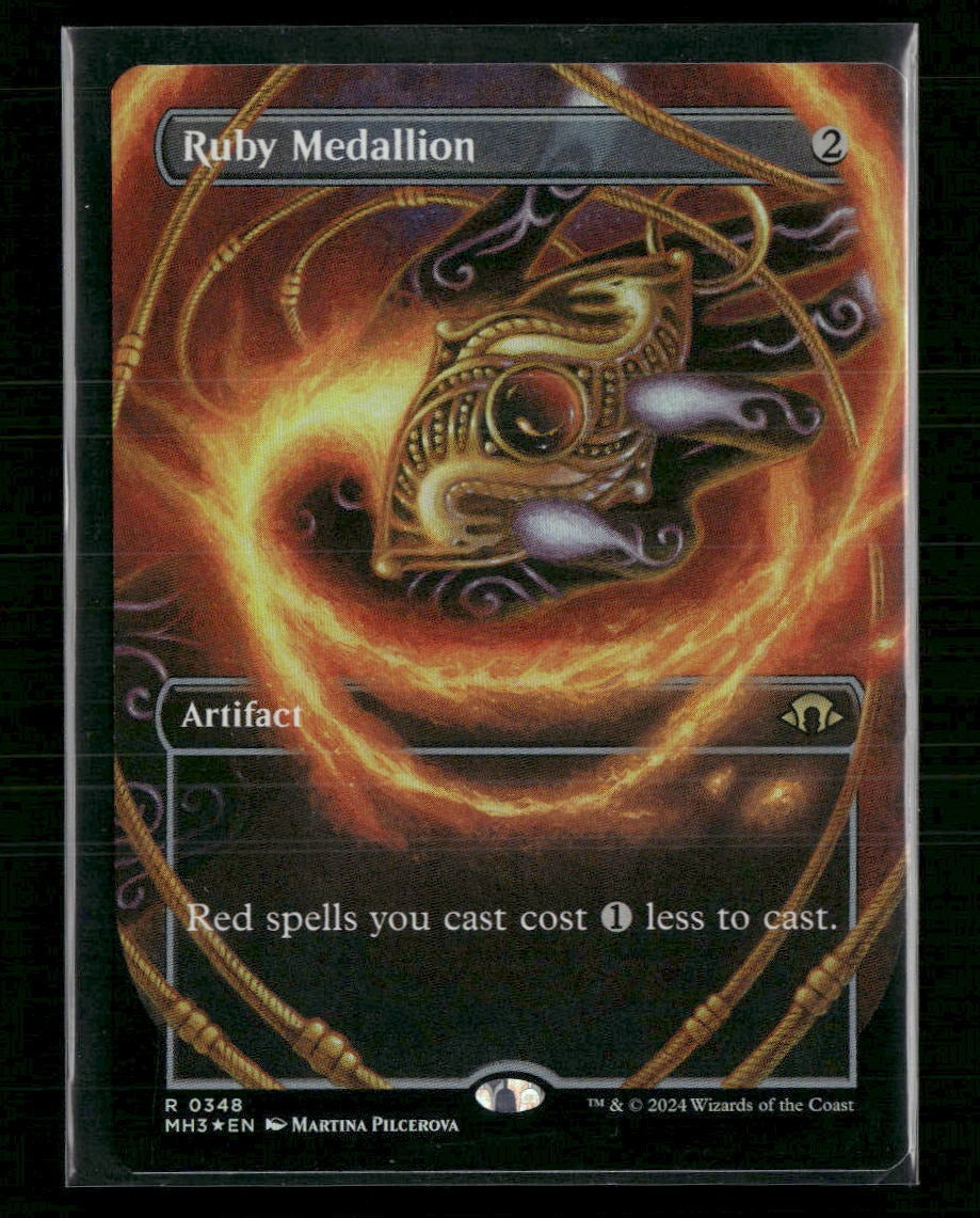 Modern Horizons 3 Ruby Medallion (Borderless) Foil #348
