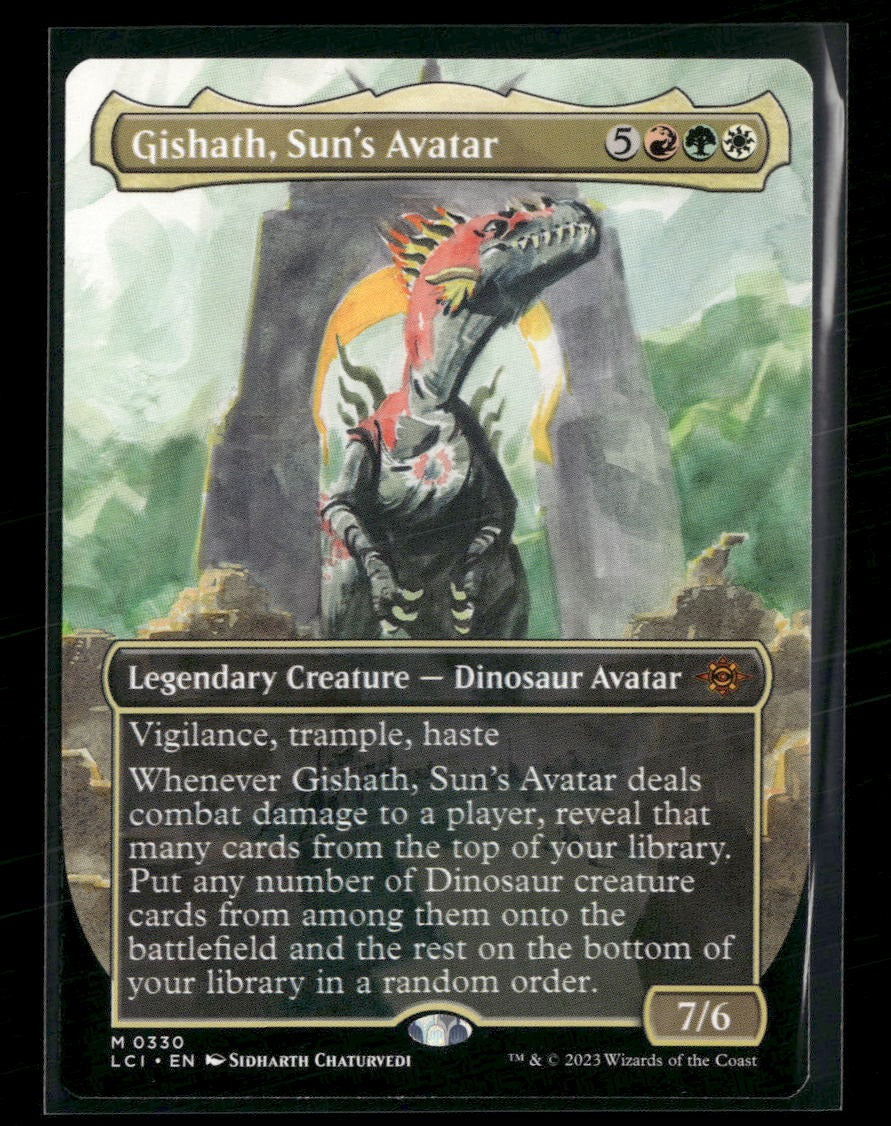 The Lost Caverns of Ixalan Gishath, Sun's Avatar (Borderless) #330
