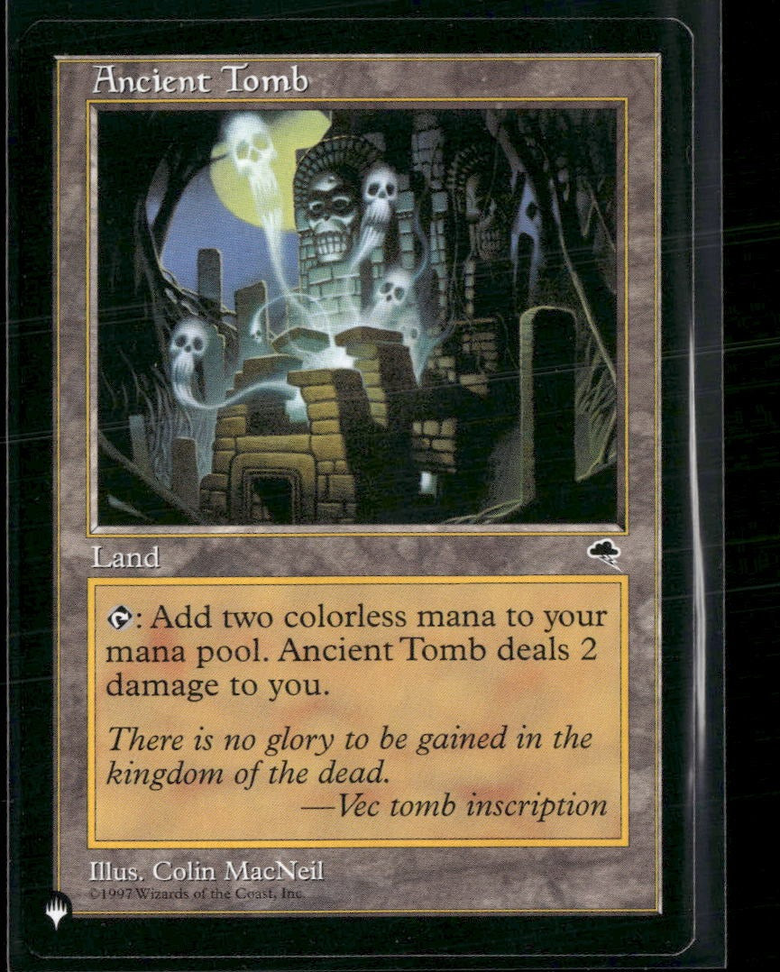 The List Reprints Ancient Tomb #315