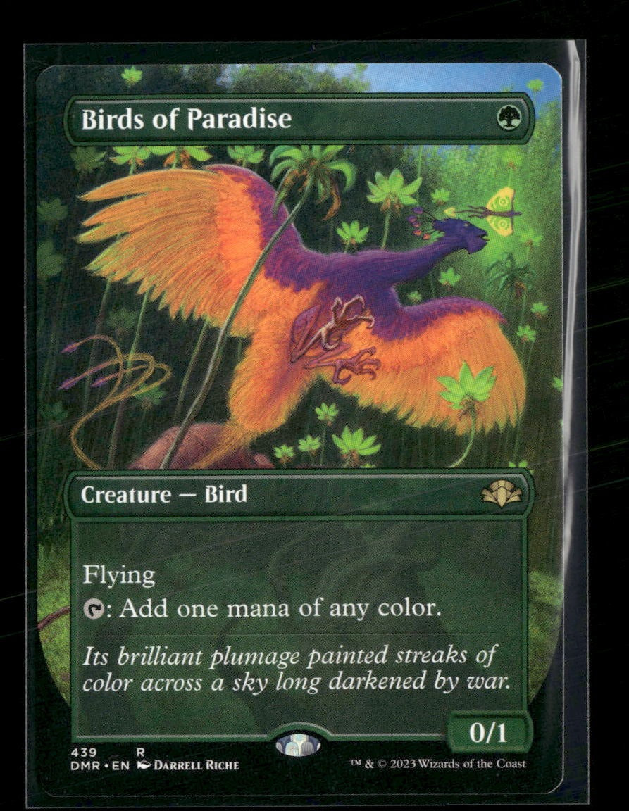Dominaria Remastered Birds of Paradise (Borderless) #439