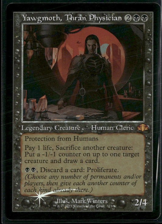 Dominaria Remastered Yawgmoth, Thran Physician (Retro Frame) Foil #315