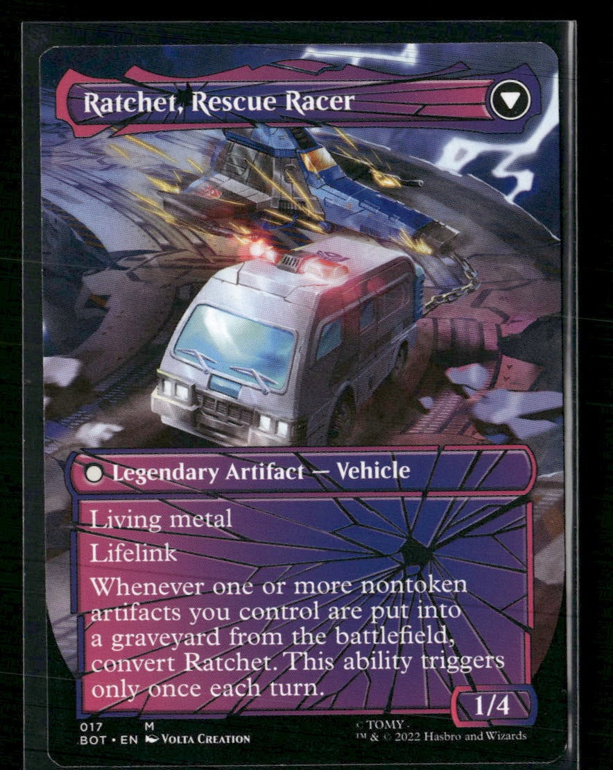 Universes Beyond: Transformers Ratchet, Field Medic (Shattered Glass) #17