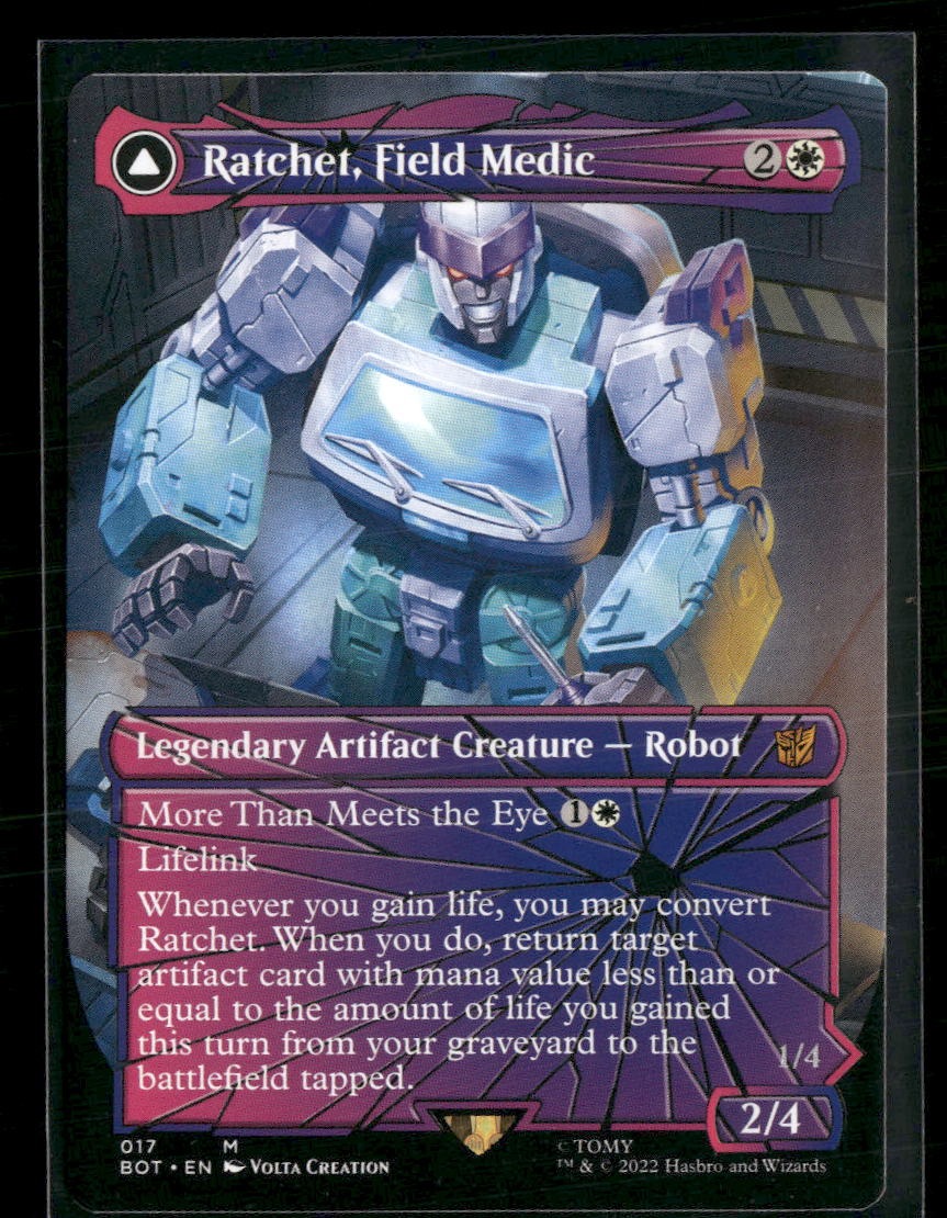 Universes Beyond: Transformers Ratchet, Field Medic (Shattered Glass) #17