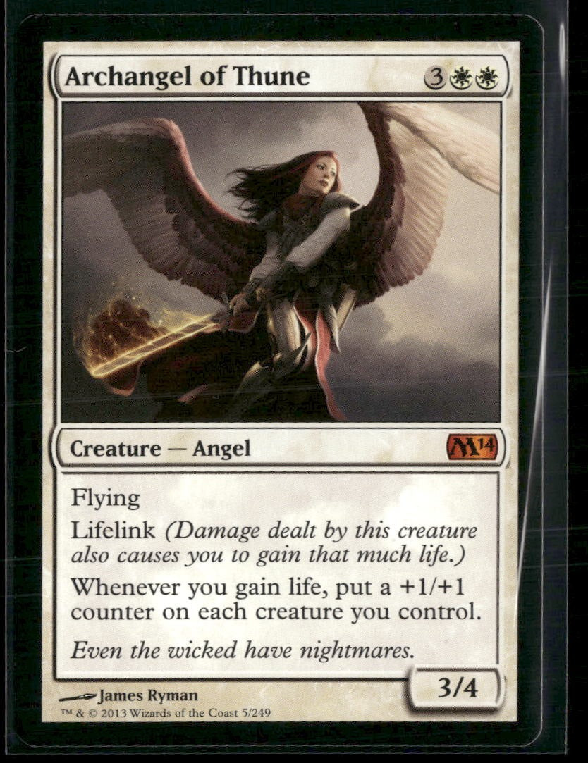 Magic 2014 (M14) Archangel of Thune #5