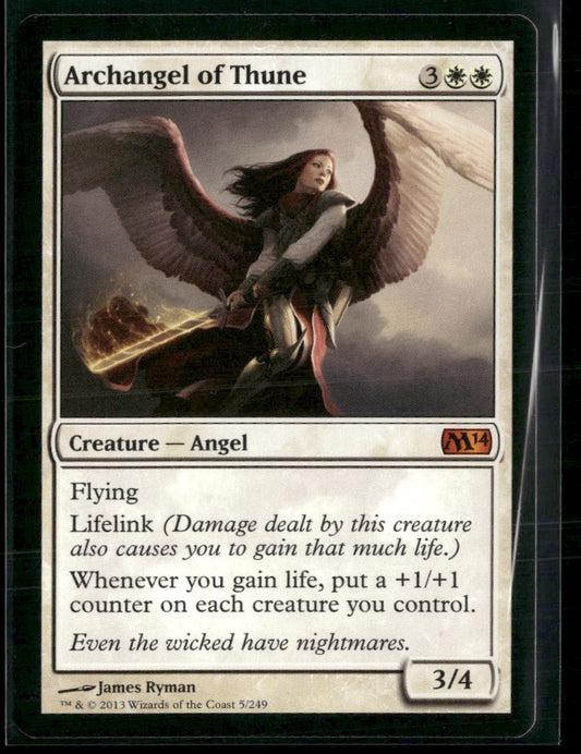 Magic 2014 (M14) Archangel of Thune #5