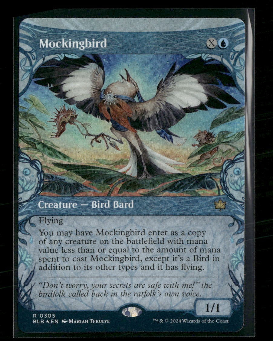 Bloomburrow Mockingbird (Showcase) #305