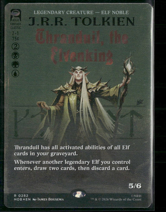 The Hobbit Thranduil, the Elvenking (Borderless) (Surge Foil) #282