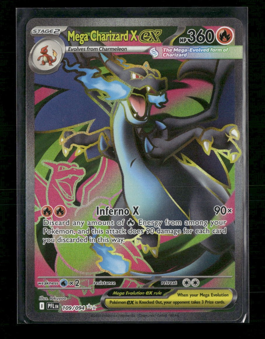 ME02: Phantasmal Flames Mega Charizard X ex #109/094