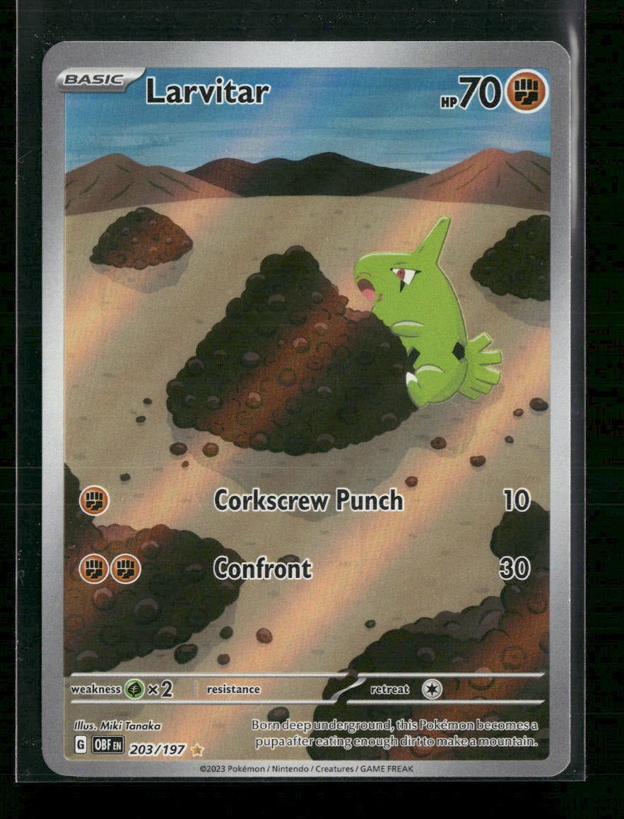 SV03: Obsidian Flames Larvitar #203/197