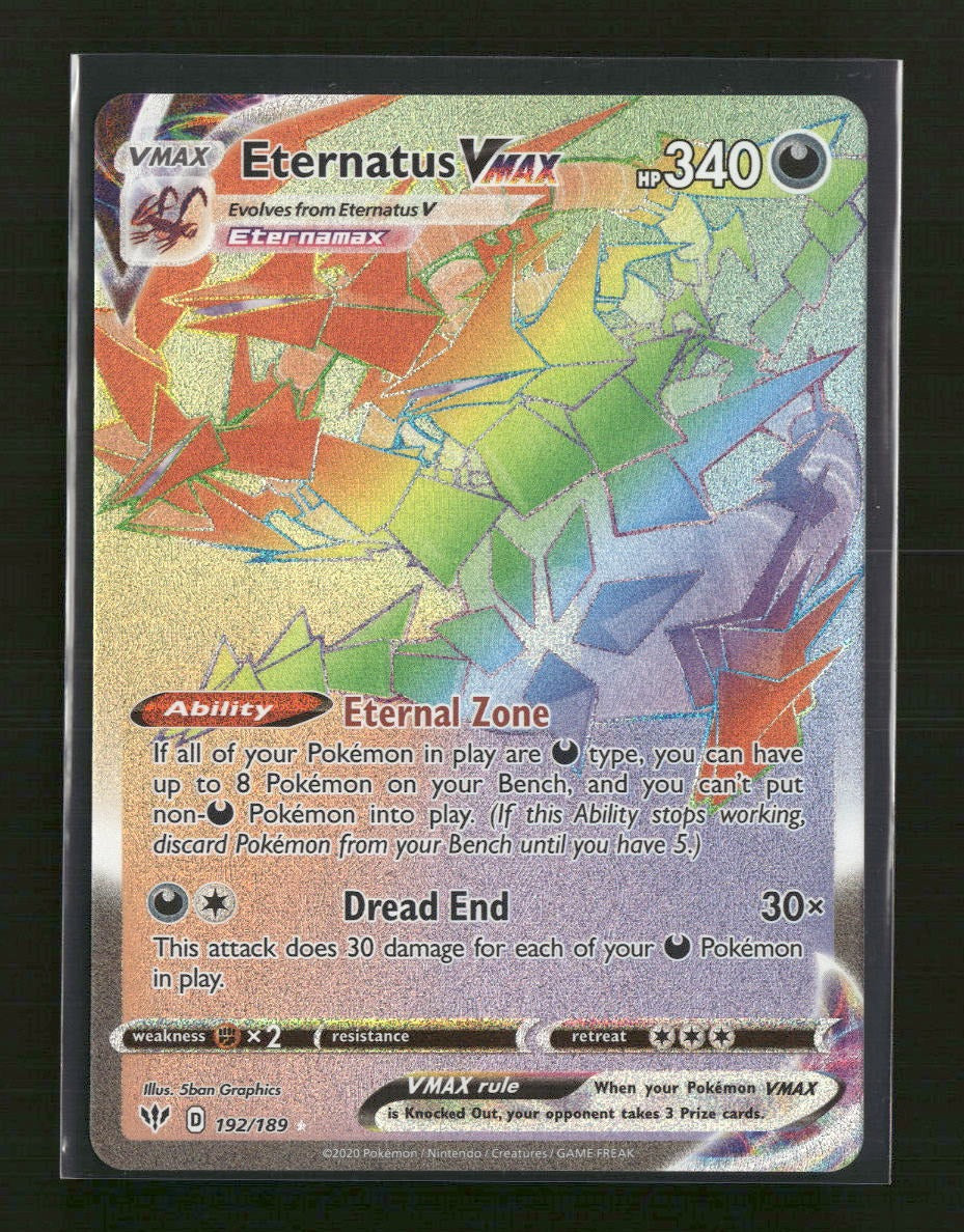 SWSH03: Darkness Ablaze Eternatus VMAX (Secret) #192/189
