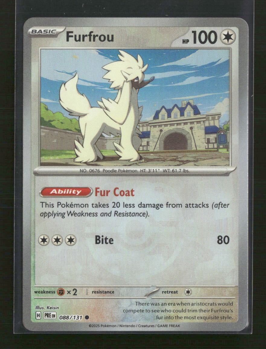 SV: Prismatic Evolutions Furfrou (Master Ball Pattern) #088/131