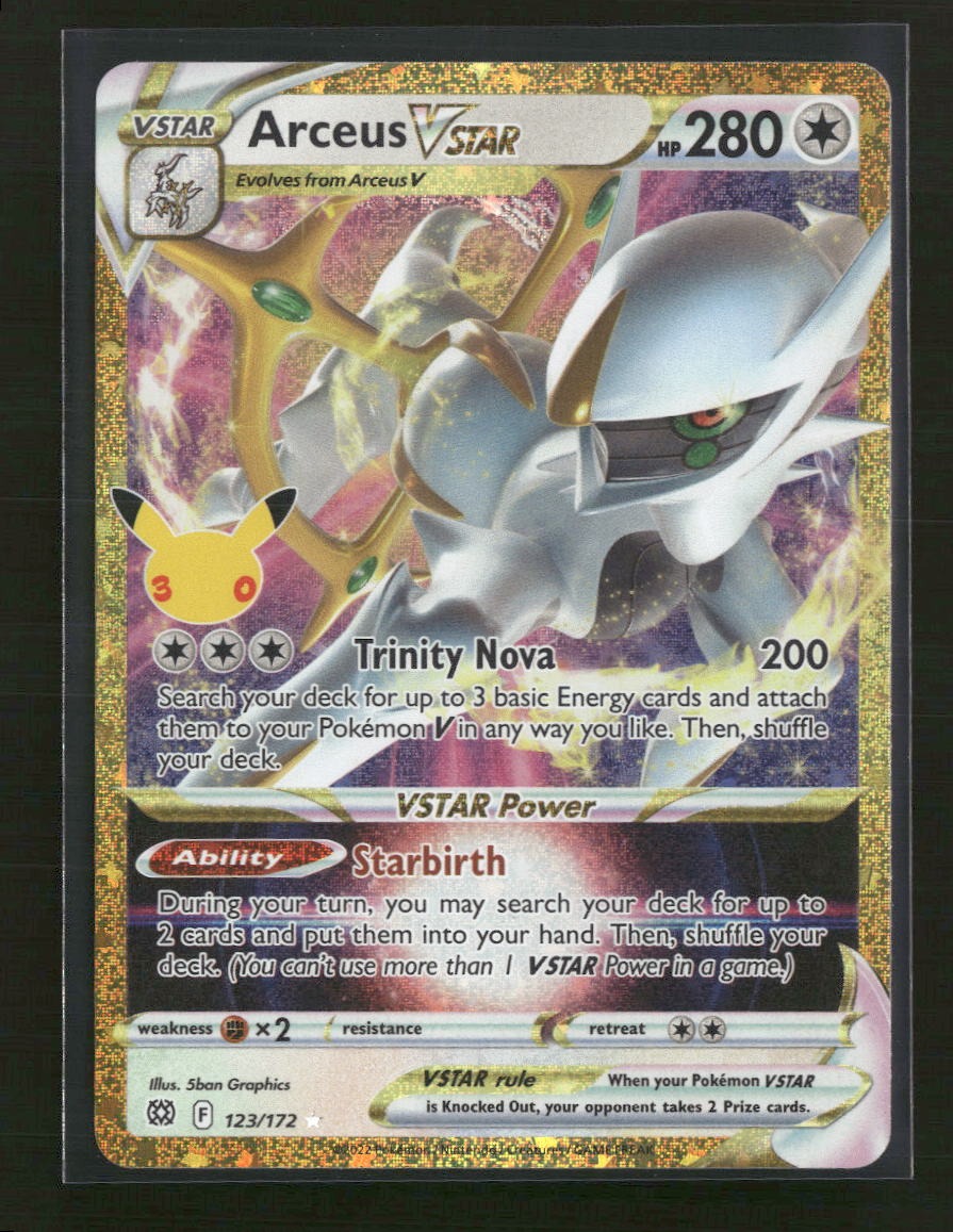 ME: 30th Celebration Classic Collection Arceus VSTAR #123/172